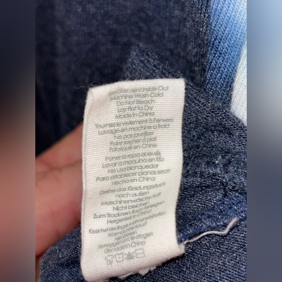 p.j savage blue tie dye pajama soft hoodie sweater & Pants size medium womens - Picture 9 of 10